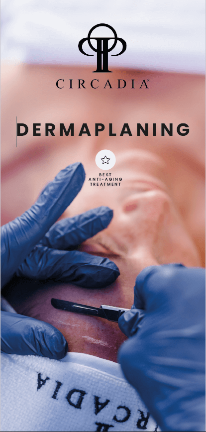 Dermaplaning Flyer DIN Lang