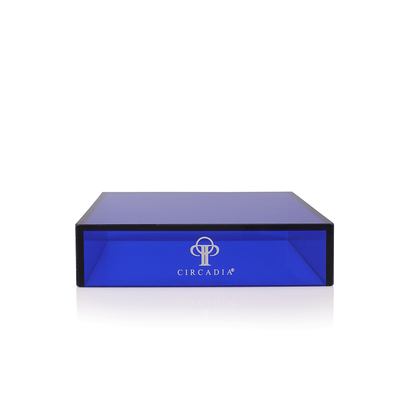 Blue Acrylic Display Riser Small