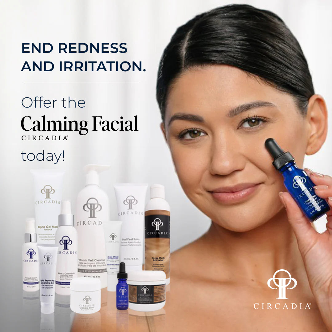 Circadia Calming Facial Kampagnenmaterial für sensible Haut